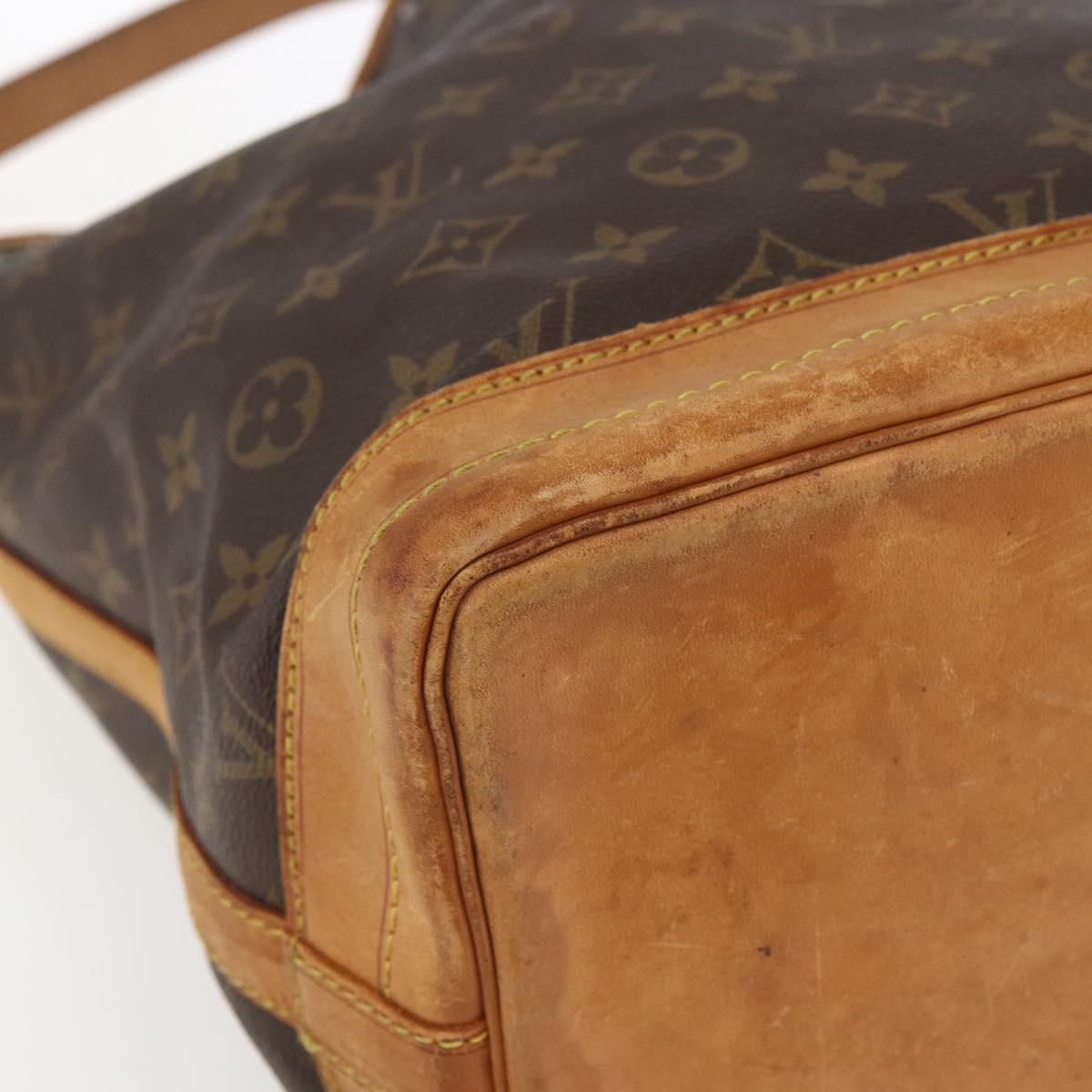 LOUIS VUITTON Monogram Noe Shoulder Bag M42224 LV Auth 166604