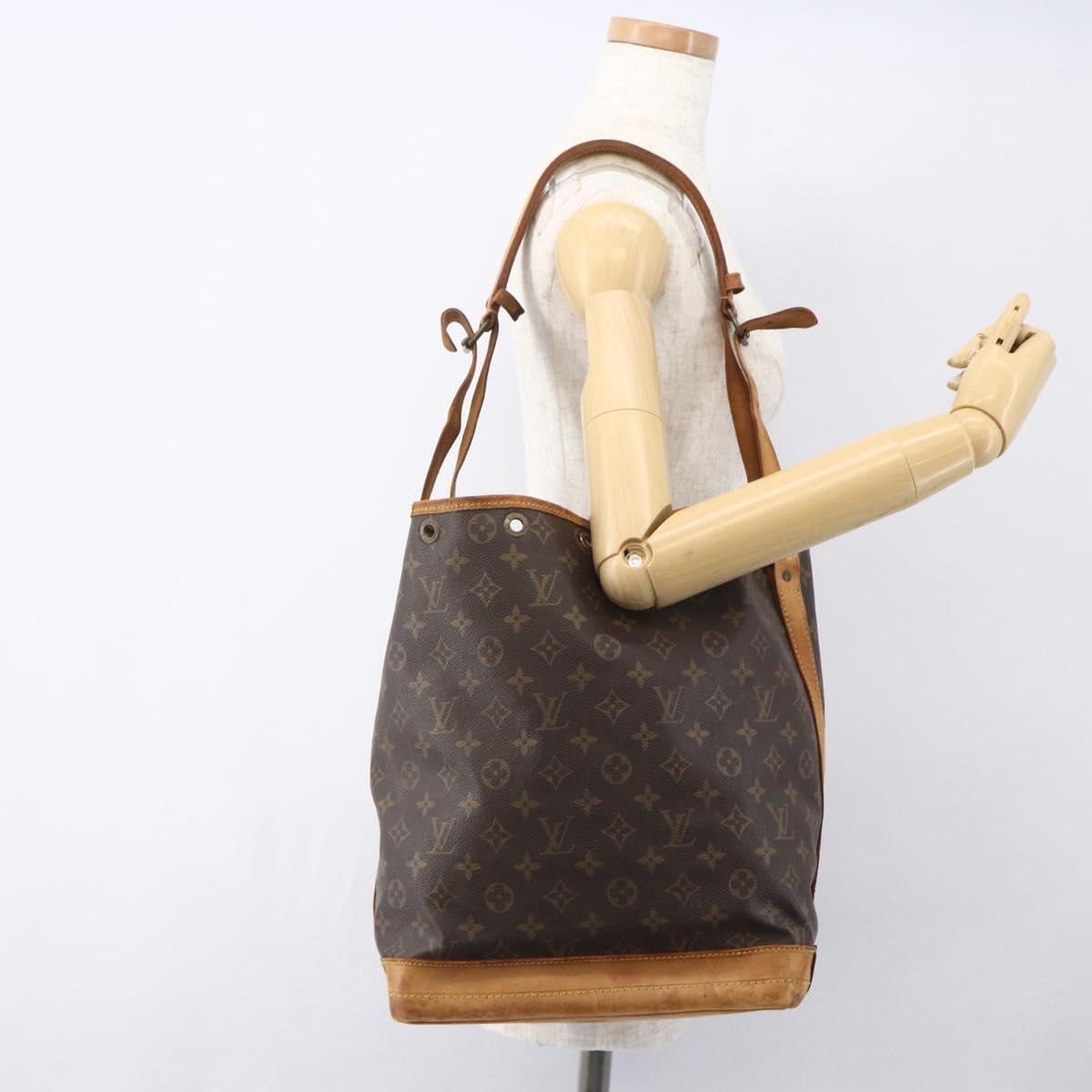 LOUIS VUITTON Monogram Noe Shoulder Bag M42224 LV Auth 166604