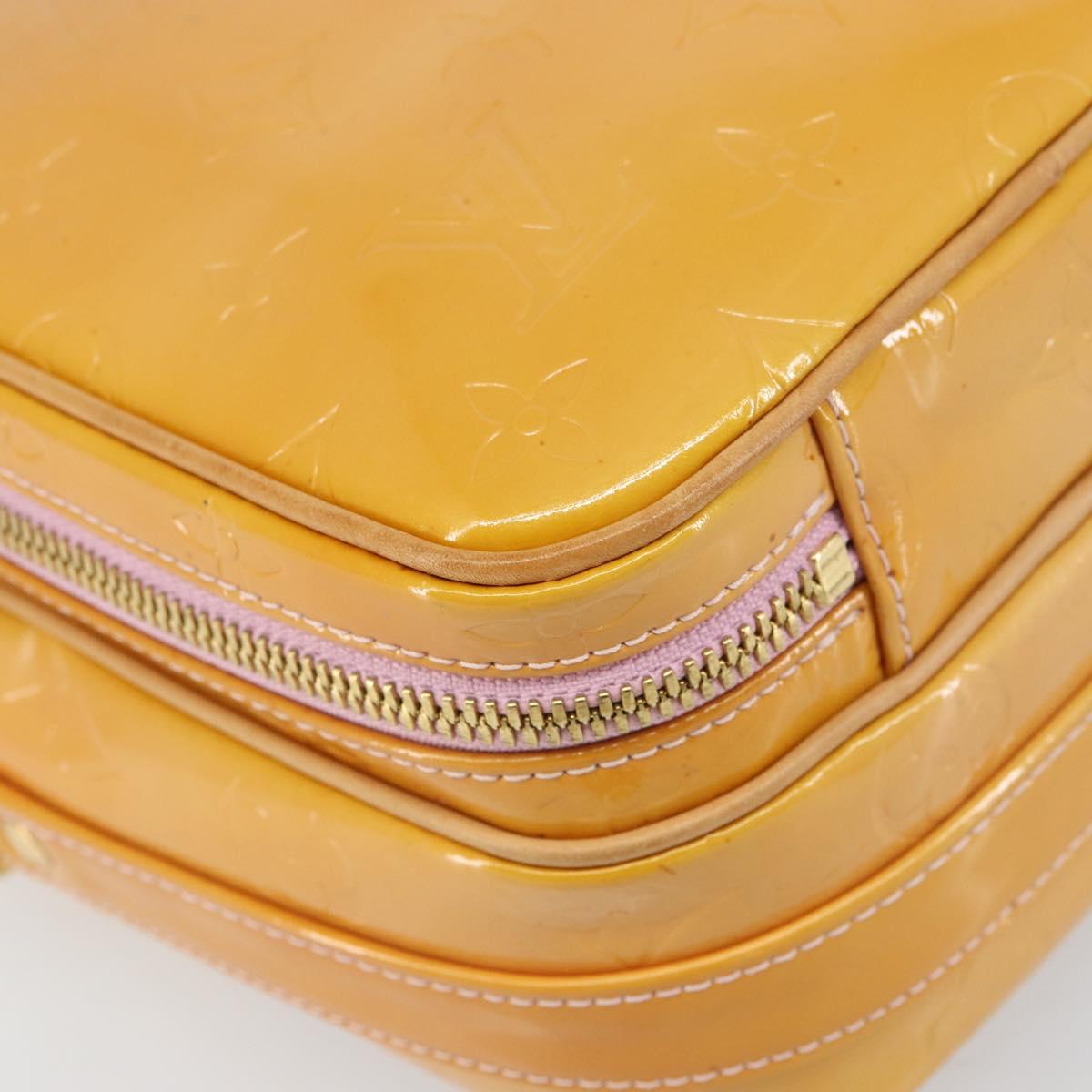 LOUIS VUITTON Monogram Vernis Wooster Bag Marshmallow Pink M91037 LV Auth 166614