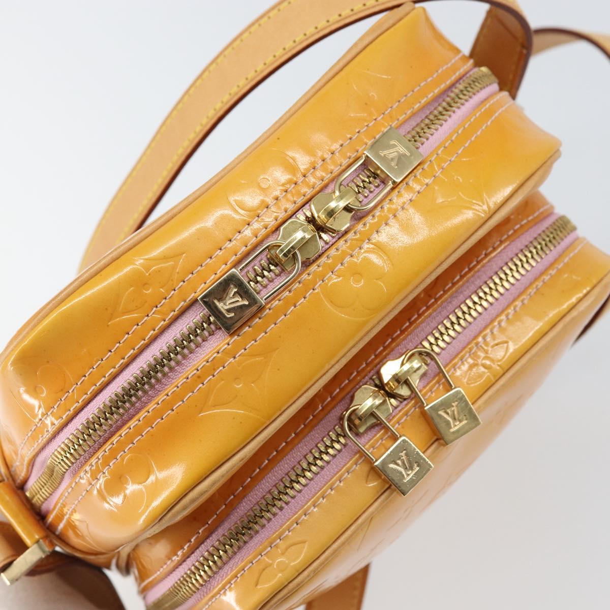LOUIS VUITTON Monogram Vernis Wooster Bag Marshmallow Pink M91037 LV Auth 166614