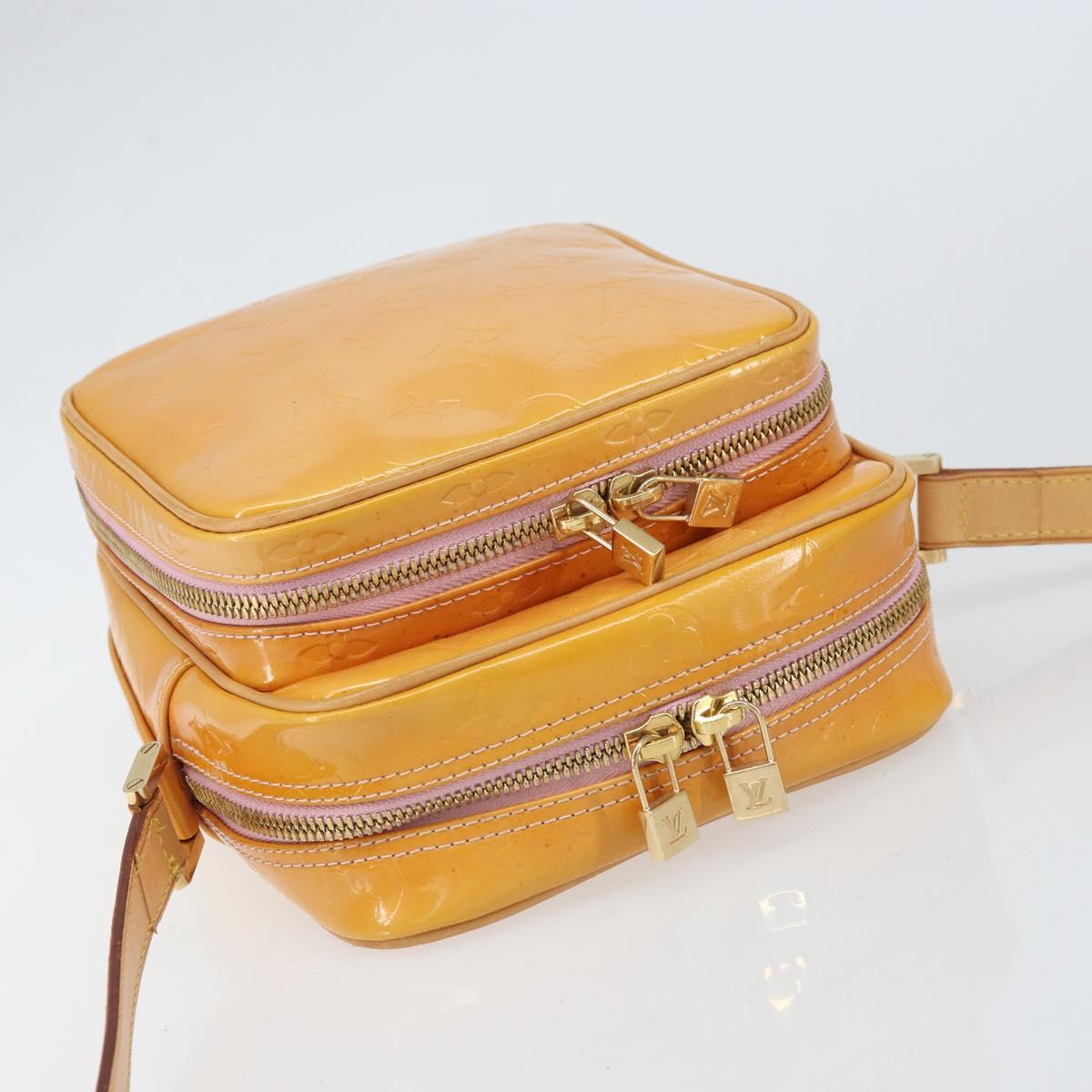 LOUIS VUITTON Monogram Vernis Wooster Bag Marshmallow Pink M91037 LV Auth 166614