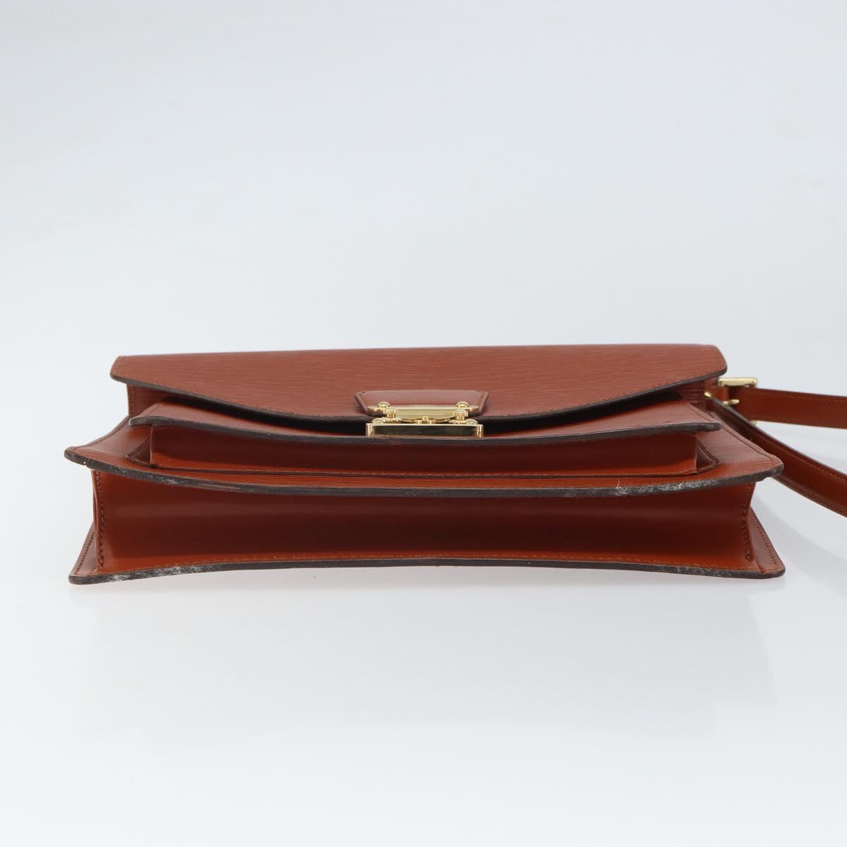 LOUIS VUITTON Epi Monceau 28 Hand Bag Brown M52123 LV Auth 166616