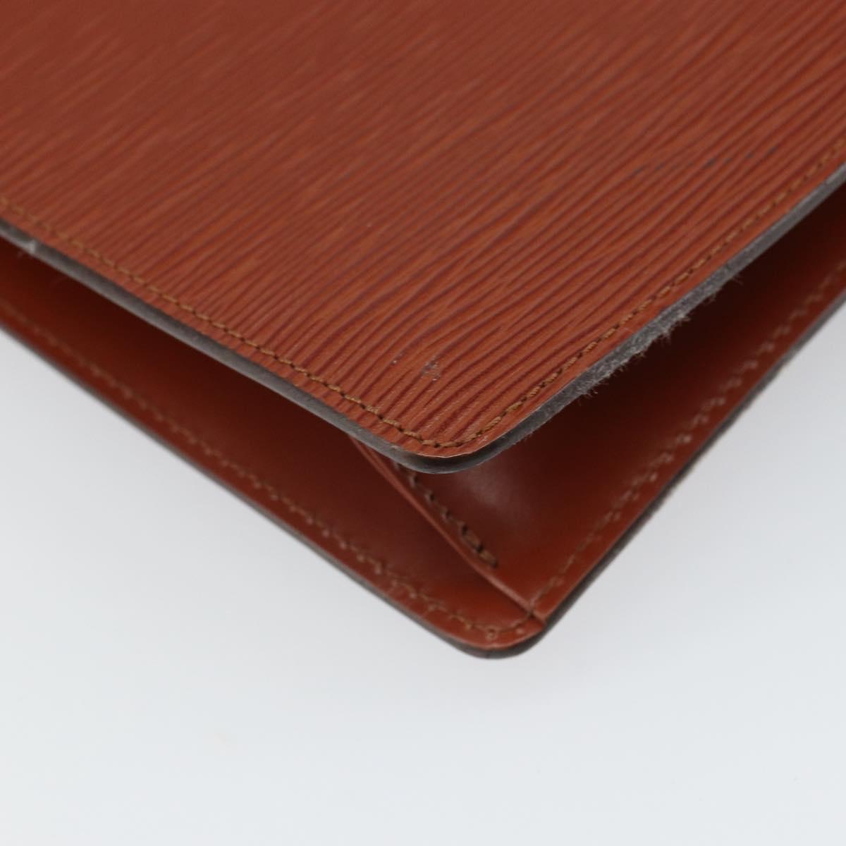 LOUIS VUITTON Epi Monceau 28 Hand Bag Brown M52123 LV Auth 166616