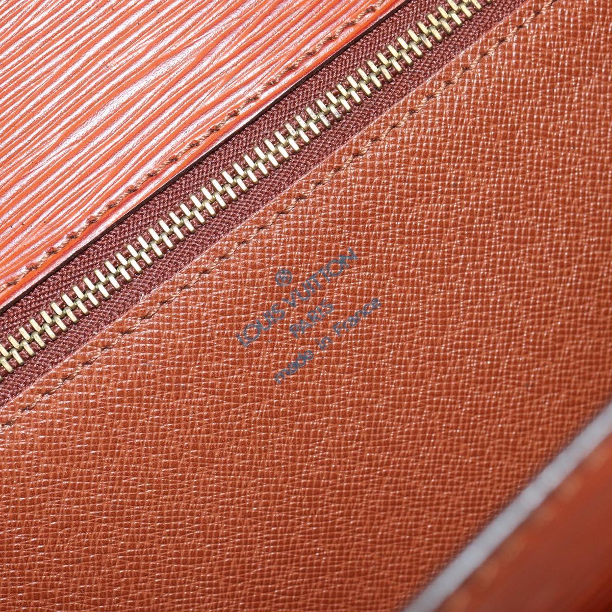 LOUIS VUITTON Epi Monceau 28 Hand Bag Brown M52123 LV Auth 166616