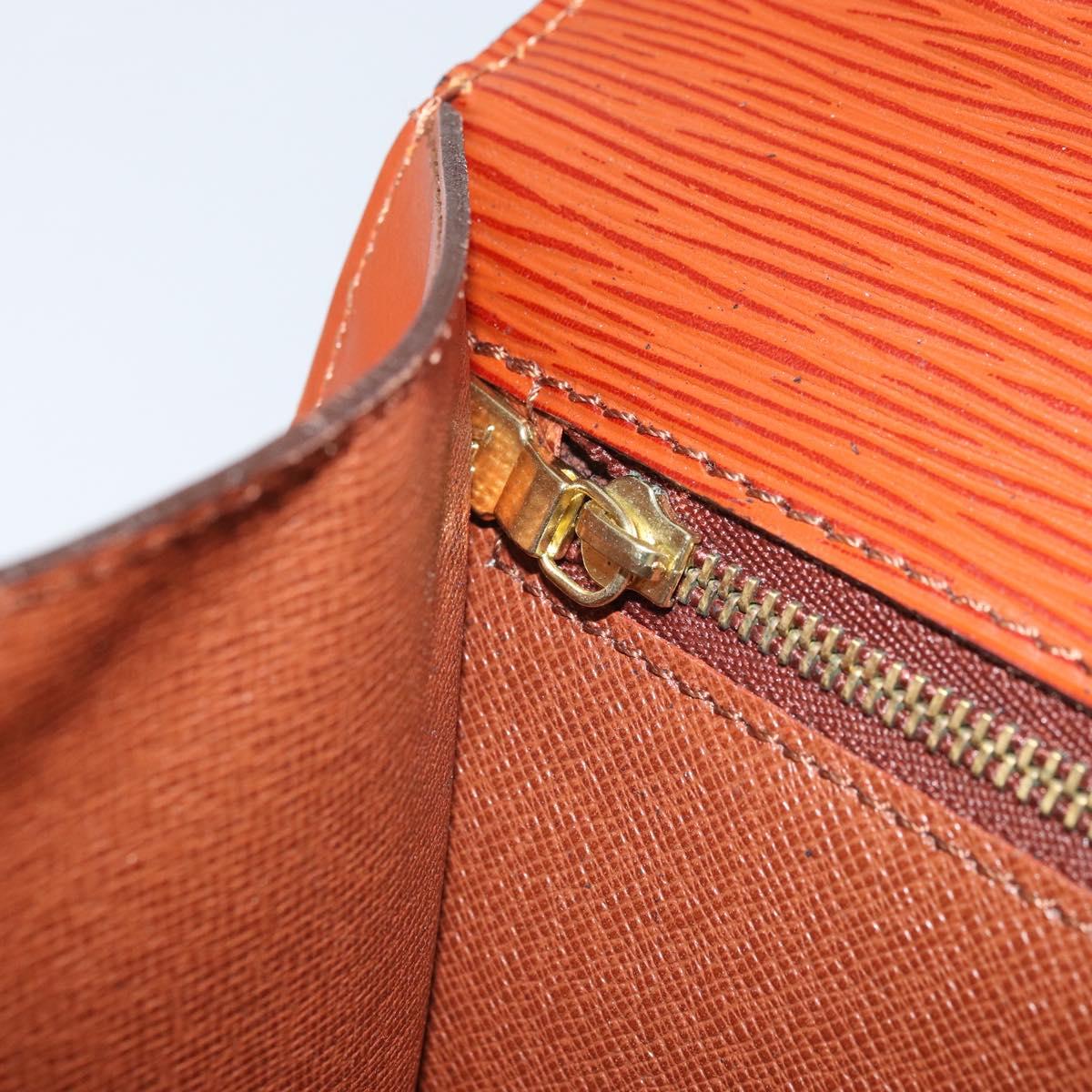 LOUIS VUITTON Epi Monceau 28 Hand Bag Brown M52123 LV Auth 166616