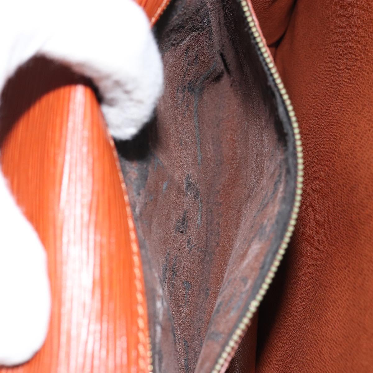 LOUIS VUITTON Epi Monceau 28 Hand Bag Brown M52123 LV Auth 166616