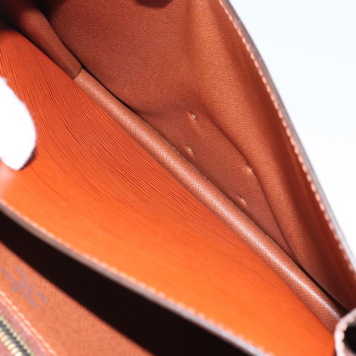 LOUIS VUITTON Epi Monceau 28 Hand Bag Brown M52123 LV Auth 166616