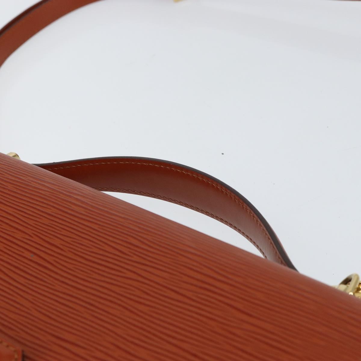 LOUIS VUITTON Epi Monceau 28 Hand Bag Brown M52123 LV Auth 166616