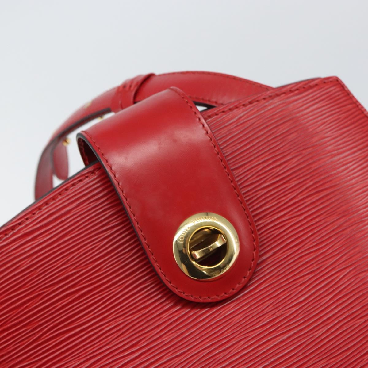 LOUIS VUITTON Epi Cluny Shoulder Bag Red M52257 LV Auth 166617