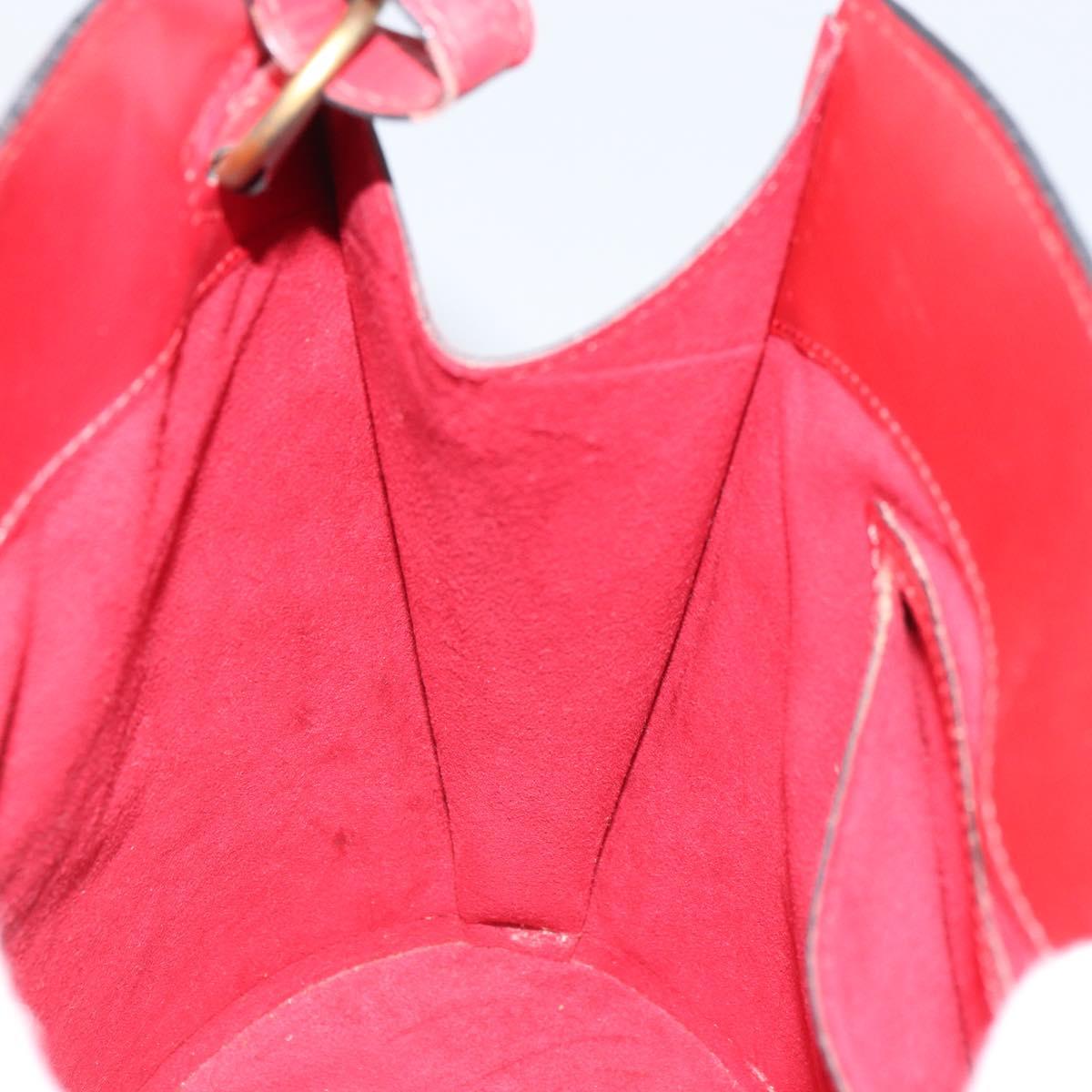 LOUIS VUITTON Epi Cluny Shoulder Bag Red M52257 LV Auth 166617