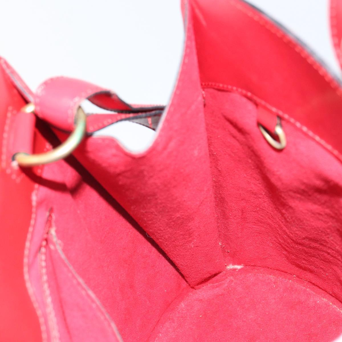 LOUIS VUITTON Epi Cluny Shoulder Bag Red M52257 LV Auth 166617
