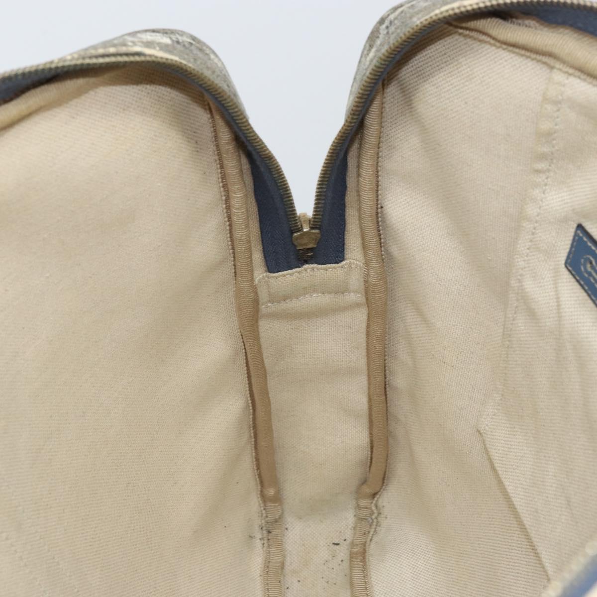 GUCCI GG Supreme Business Bag PVC Beige Gold 208463 Auth 166629