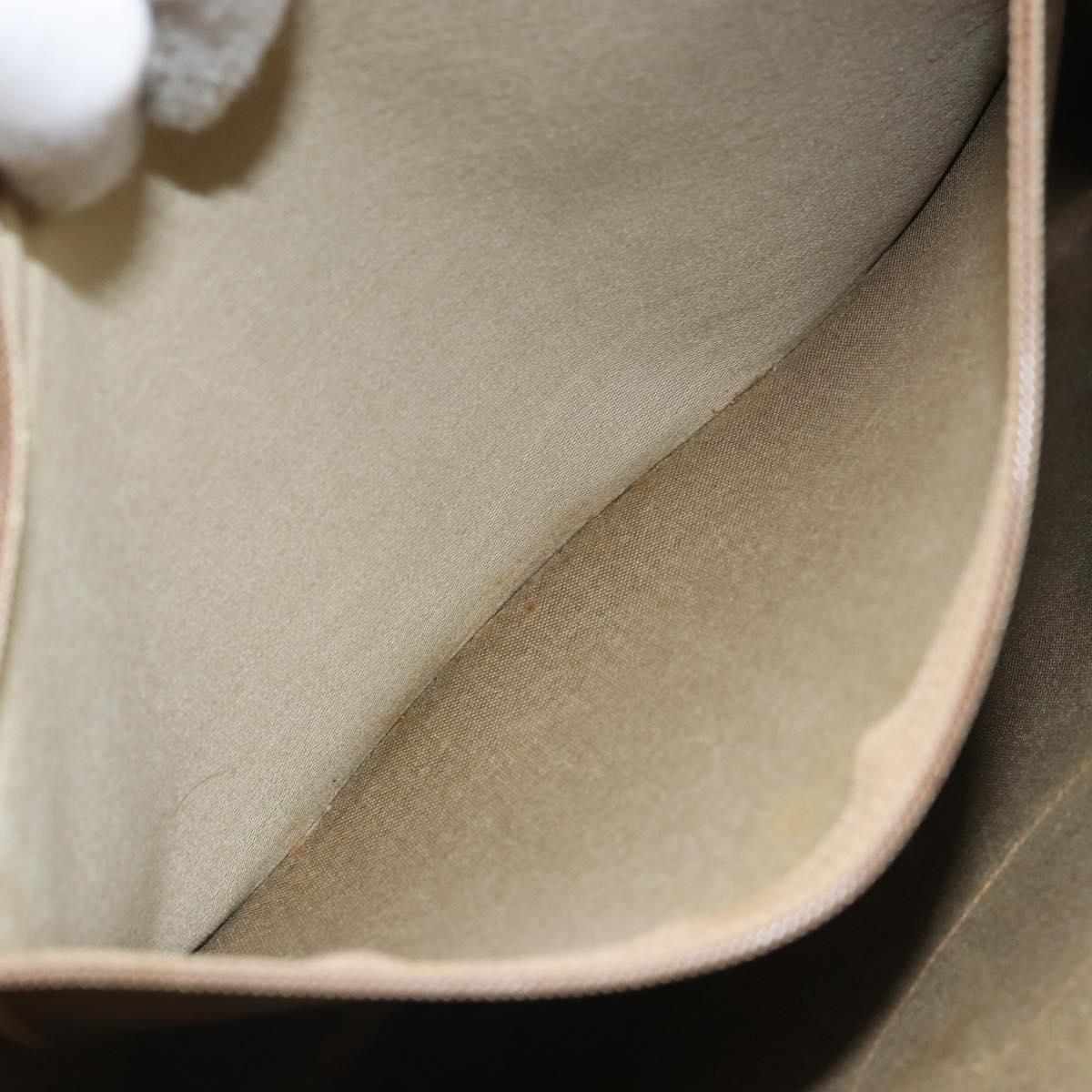 GUCCI Micro GG Supreme Web Sherry Line Tote Bag PVC Beige 02 37 1300 Auth 166634