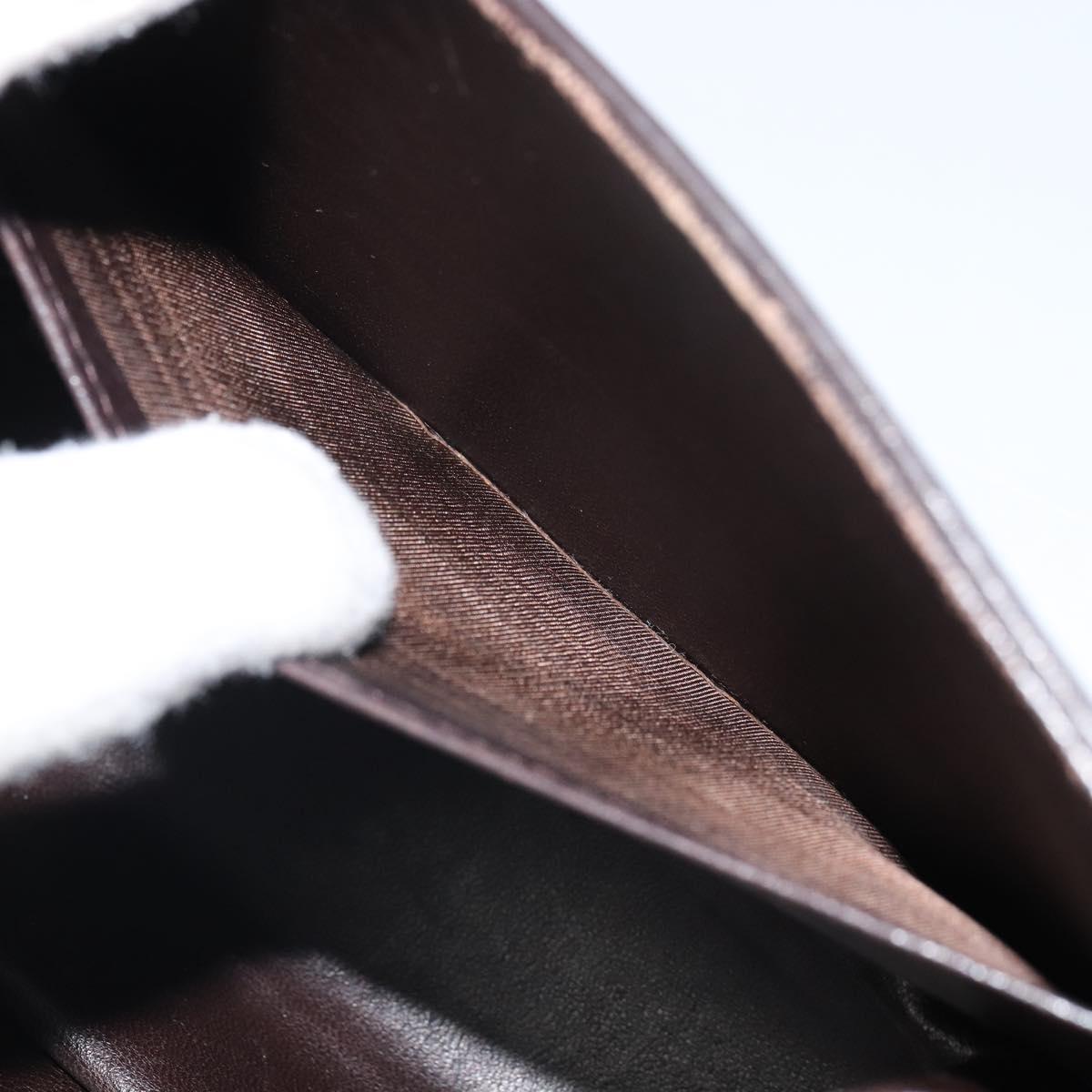 CELINE C Sulky Shoulder Bag Canvas Beige Gold Auth 166644