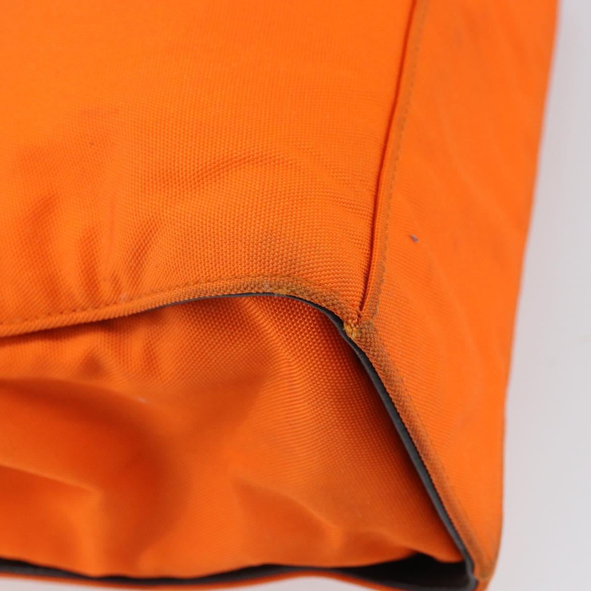 GUCCI Bamboo Hand Bag Canvas Orange 002 1016 2123 Auth 166672