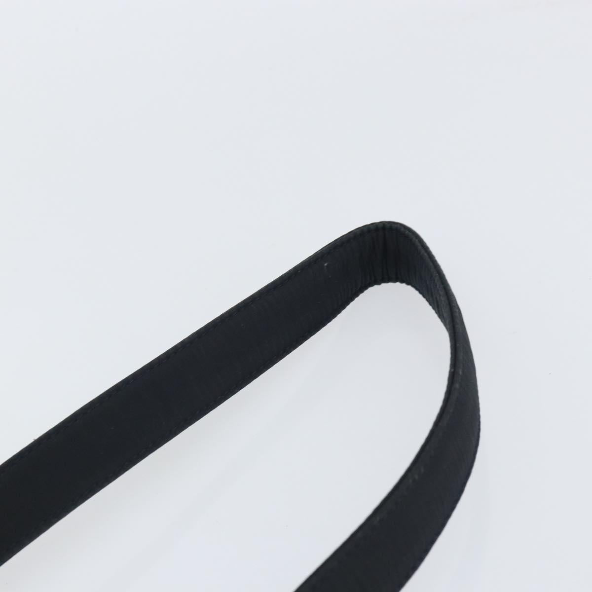 Christian Dior Canage Shoulder Bag Black Gold Auth 166720
