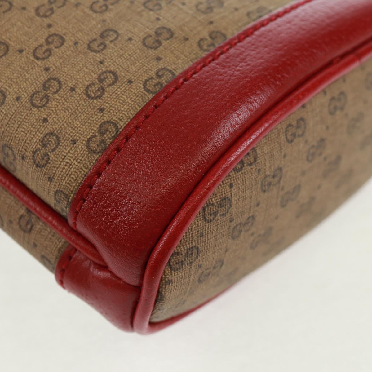 GUCCI Micro GG Supreme Doraemon collaboration Bag PVC Beige 647801 Auth 166733SAM