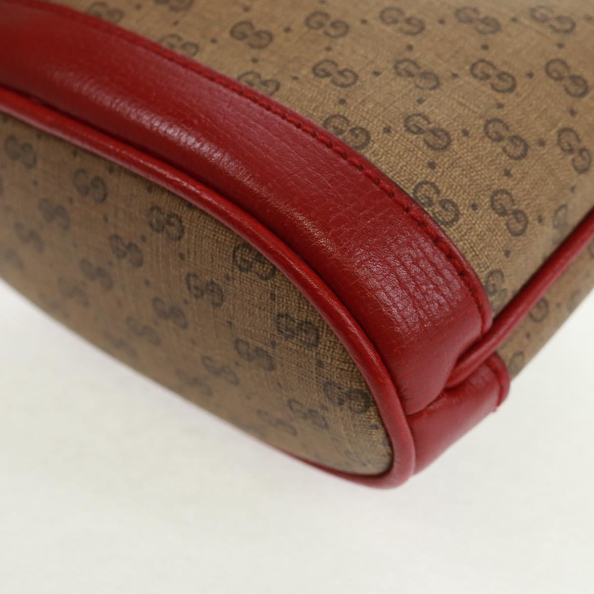 GUCCI Micro GG Supreme Doraemon collaboration Bag PVC Beige 647801 Auth 166733SAM