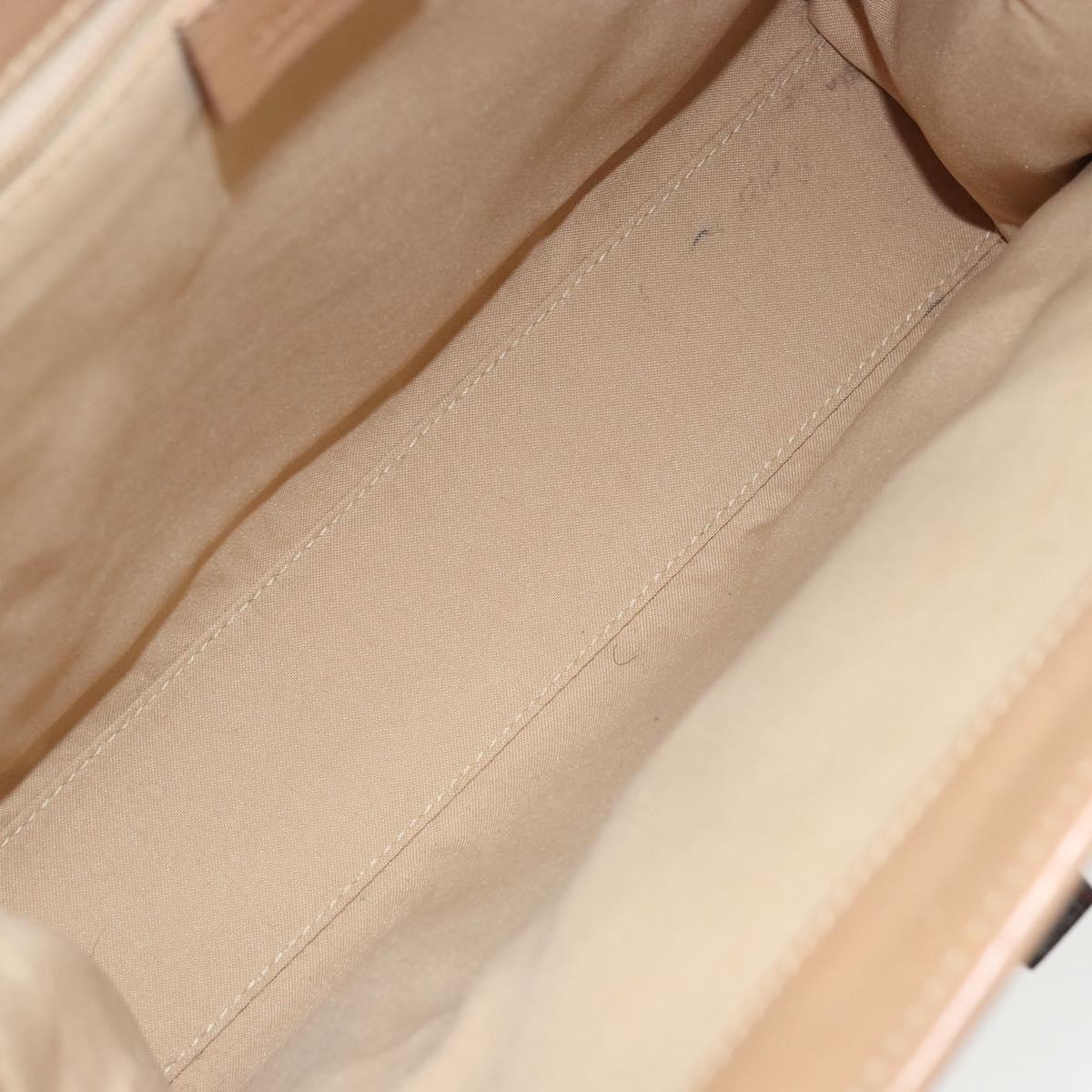 GUCCI Jackie GG Canvas Hand Bag Yellow Silver 002 1065 Auth 166737