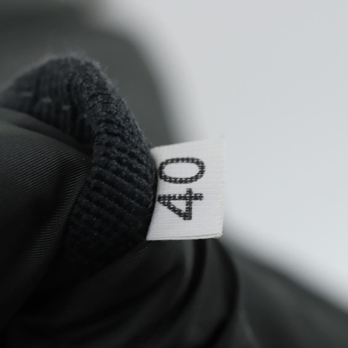 PRADA Sports Shoulder Bag Canvas Gray Silver Auth 166758