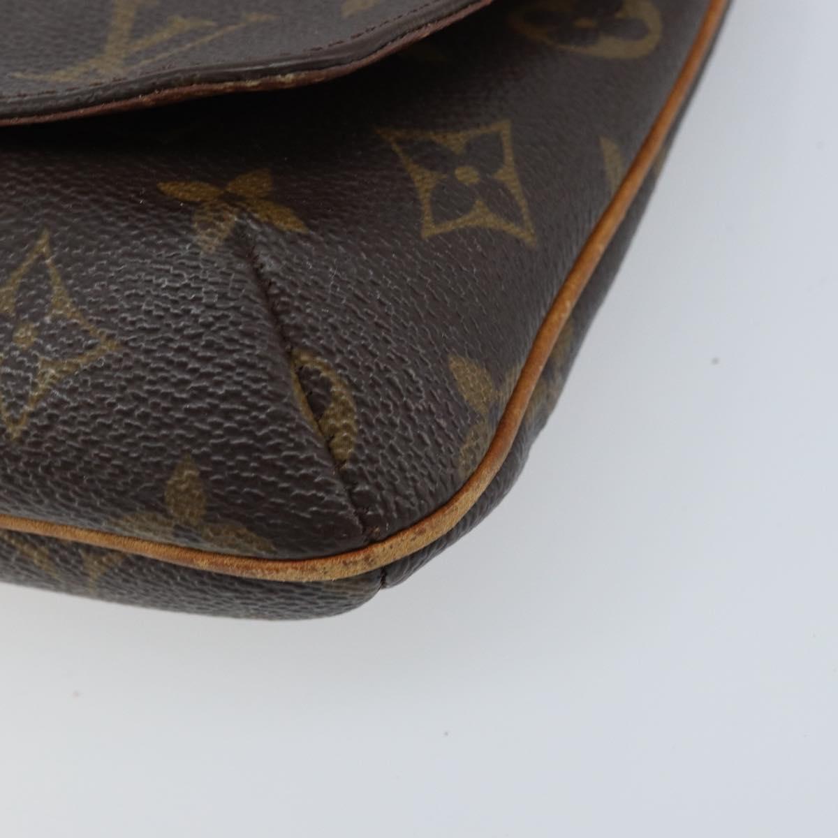 LOUIS VUITTON Monogram Musette Tango Long Strap Shoulder Bag M51388 Auth 166805