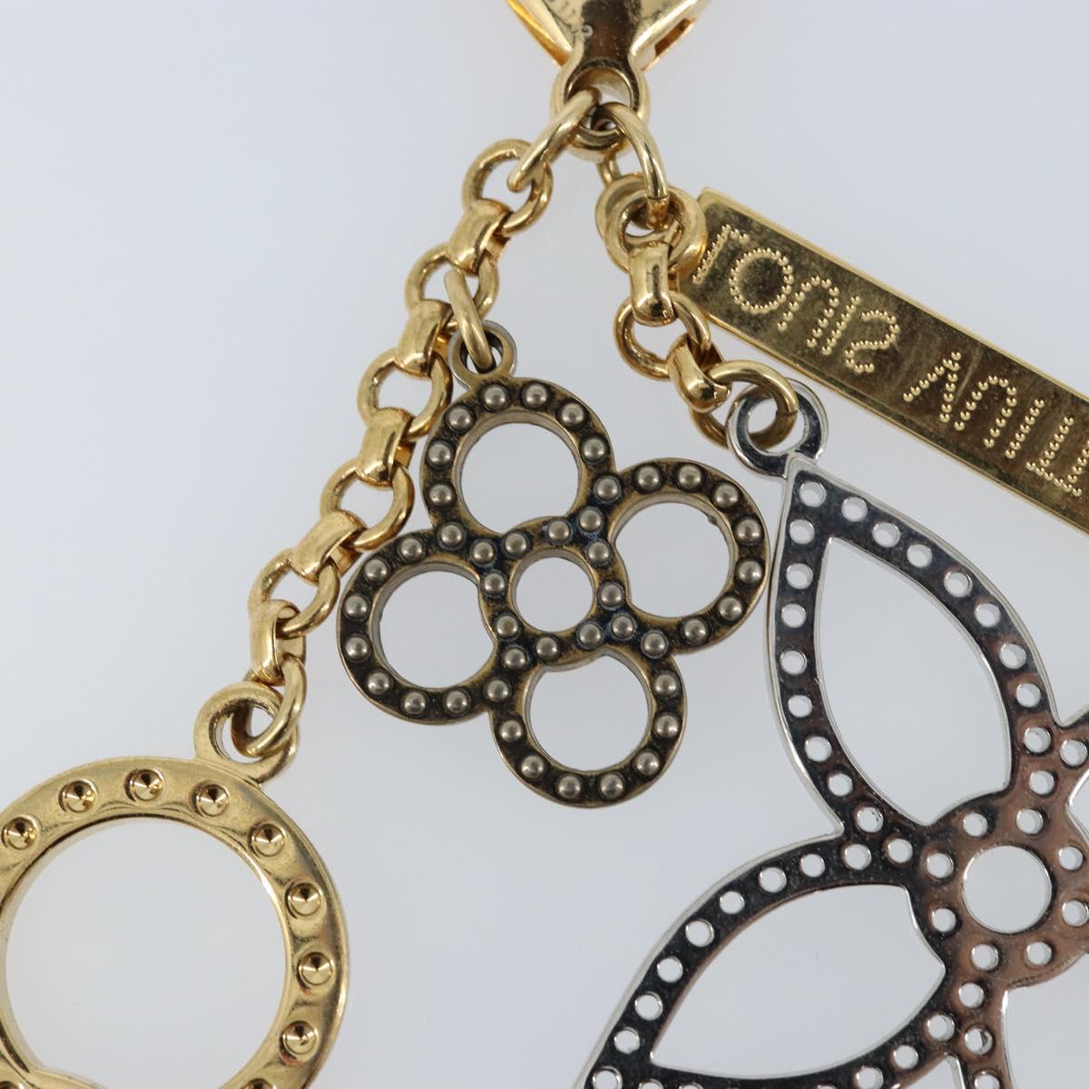 LOUIS VUITTON Bijou Sac Tapage Charm Gold Silver M65722 LV Auth 166821M