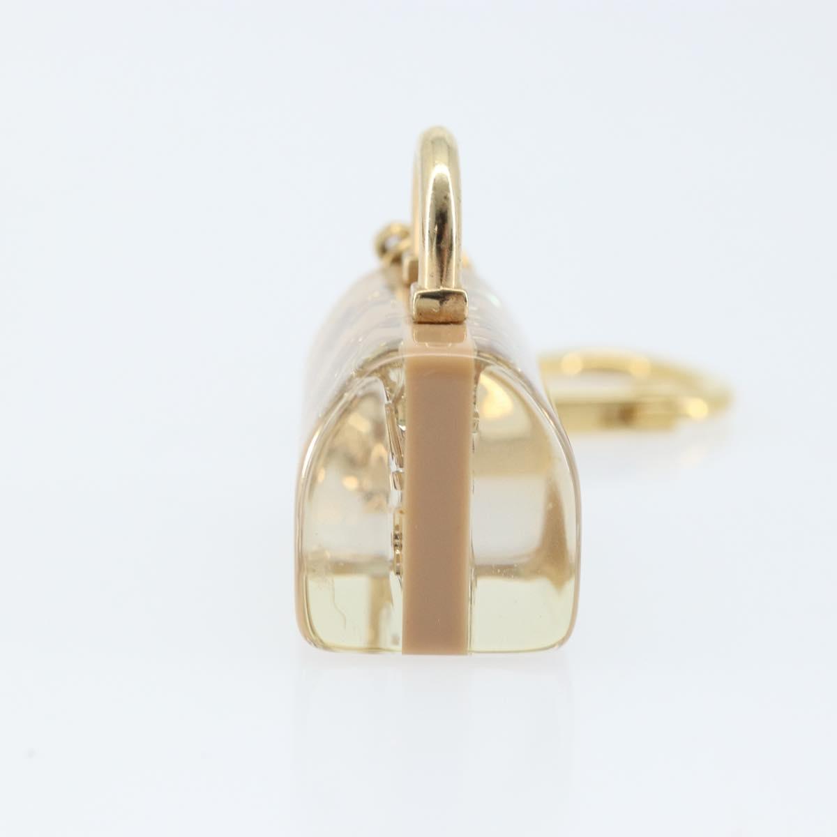 LOUIS VUITTON Porte Cles Speedy Unclusion Charm Gold Tone M65416 LV Auth 166827V