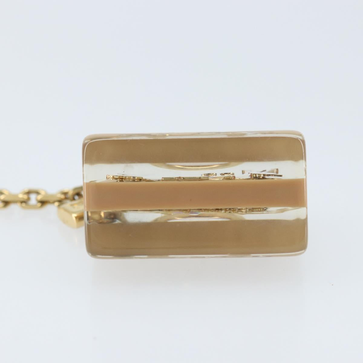 LOUIS VUITTON Porte Cles Speedy Unclusion Charm Gold Tone M65416 LV Auth 166827V