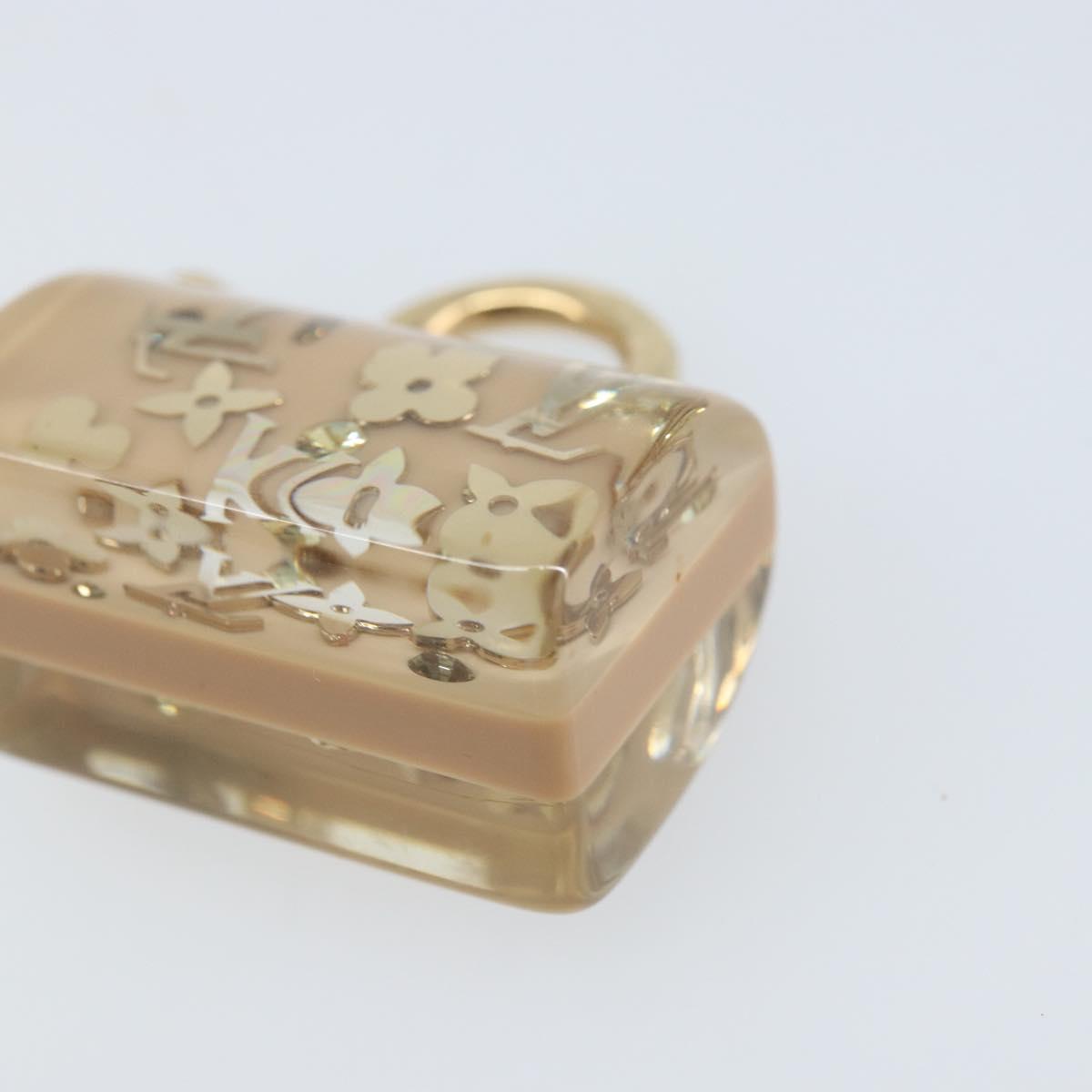 LOUIS VUITTON Porte Cles Speedy Unclusion Charm Gold Tone M65416 LV Auth 166827V