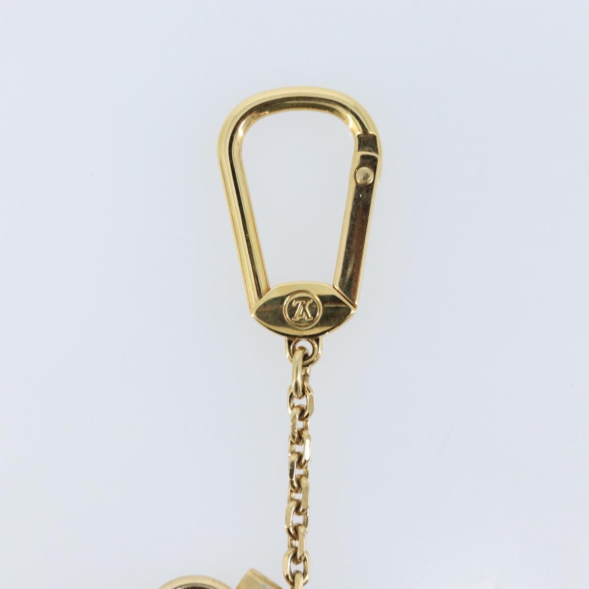 LOUIS VUITTON Porte Cles Speedy Unclusion Charm Gold Tone M65416 LV Auth 166827V