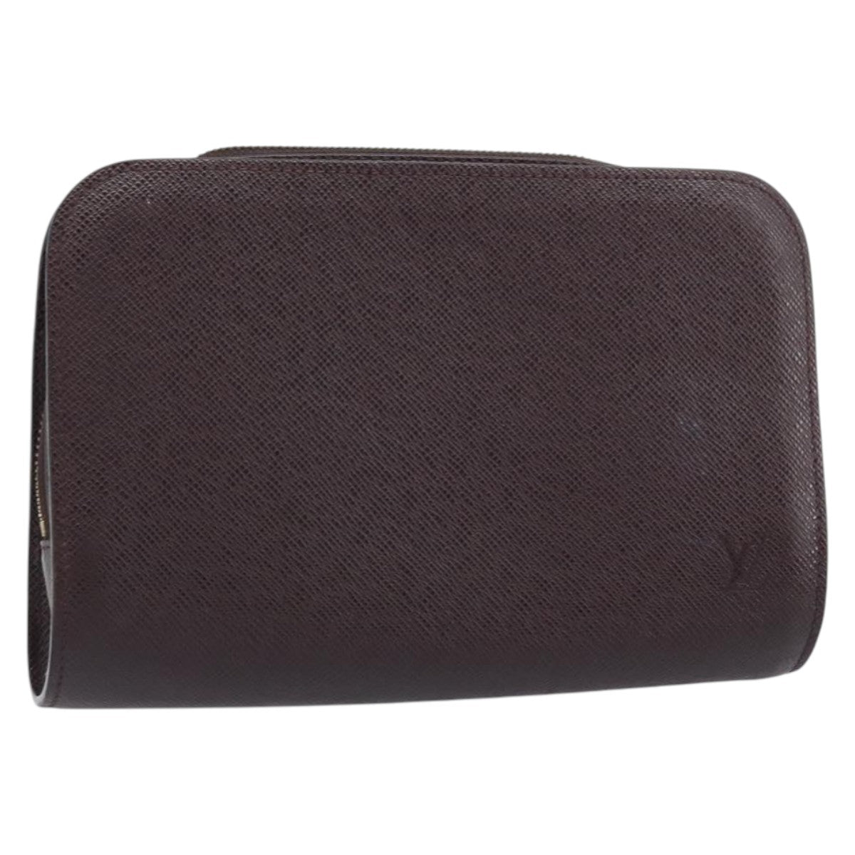 LOUIS VUITTON Taiga Baikal Clutch Bag Grizzly M30188 LV Auth 166830