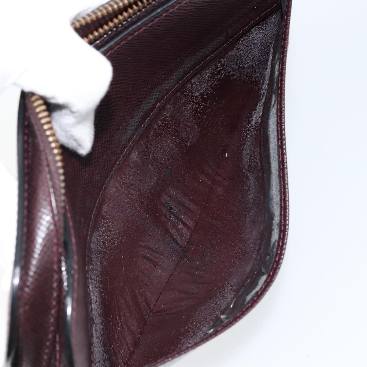 LOUIS VUITTON Taiga Baikal Clutch Bag Grizzly M30188 LV Auth 166830