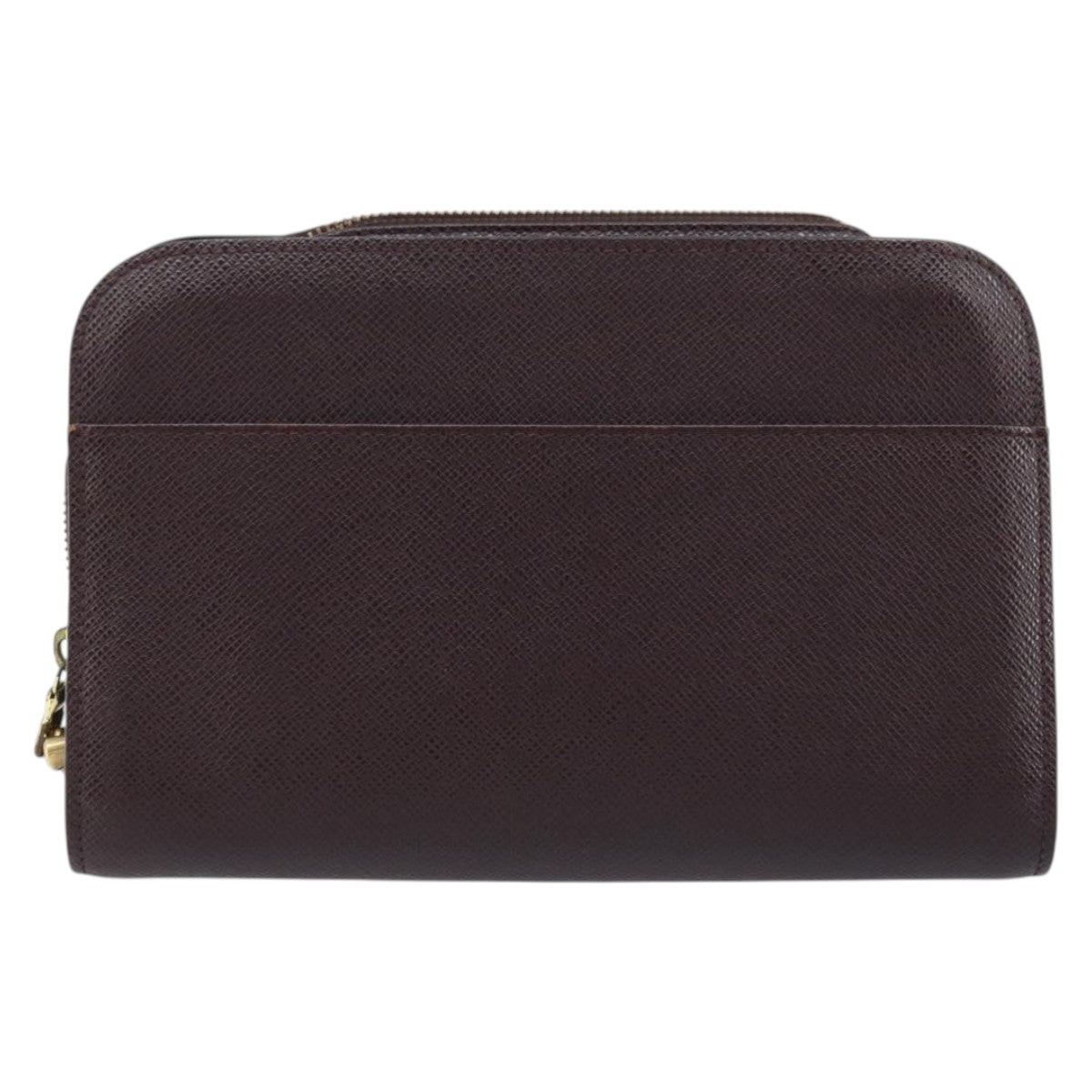 LOUIS VUITTON Taiga Baikal Clutch Bag Grizzly M30188 LV Auth 166830