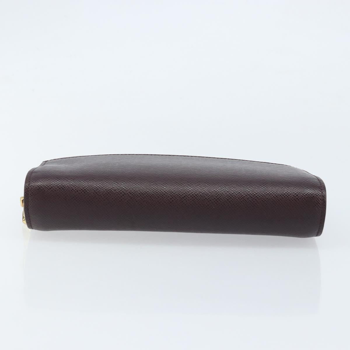 LOUIS VUITTON Taiga Baikal Clutch Bag Grizzly M30188 LV Auth 166830