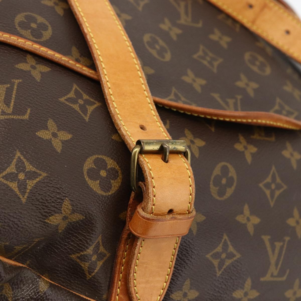 LOUIS VUITTON Monogram Saumur 43 Shoulder Bag M42252 LV Auth 166833A