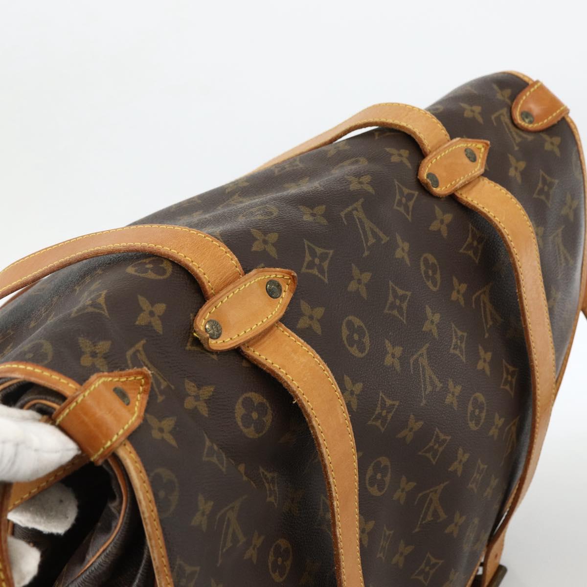 LOUIS VUITTON Monogram Saumur 43 Shoulder Bag M42252 LV Auth 166833A