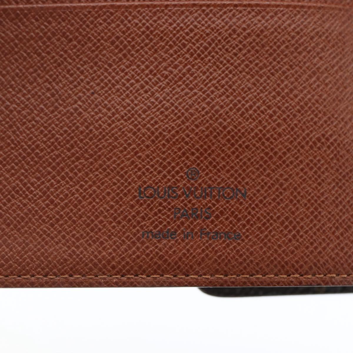 LOUIS VUITTON Monogram Agenda MM Day Planner Cover R20105 LV Auth 166842