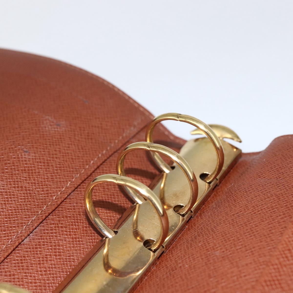 LOUIS VUITTON Monogram Agenda MM Day Planner Cover R20105 LV Auth 166842