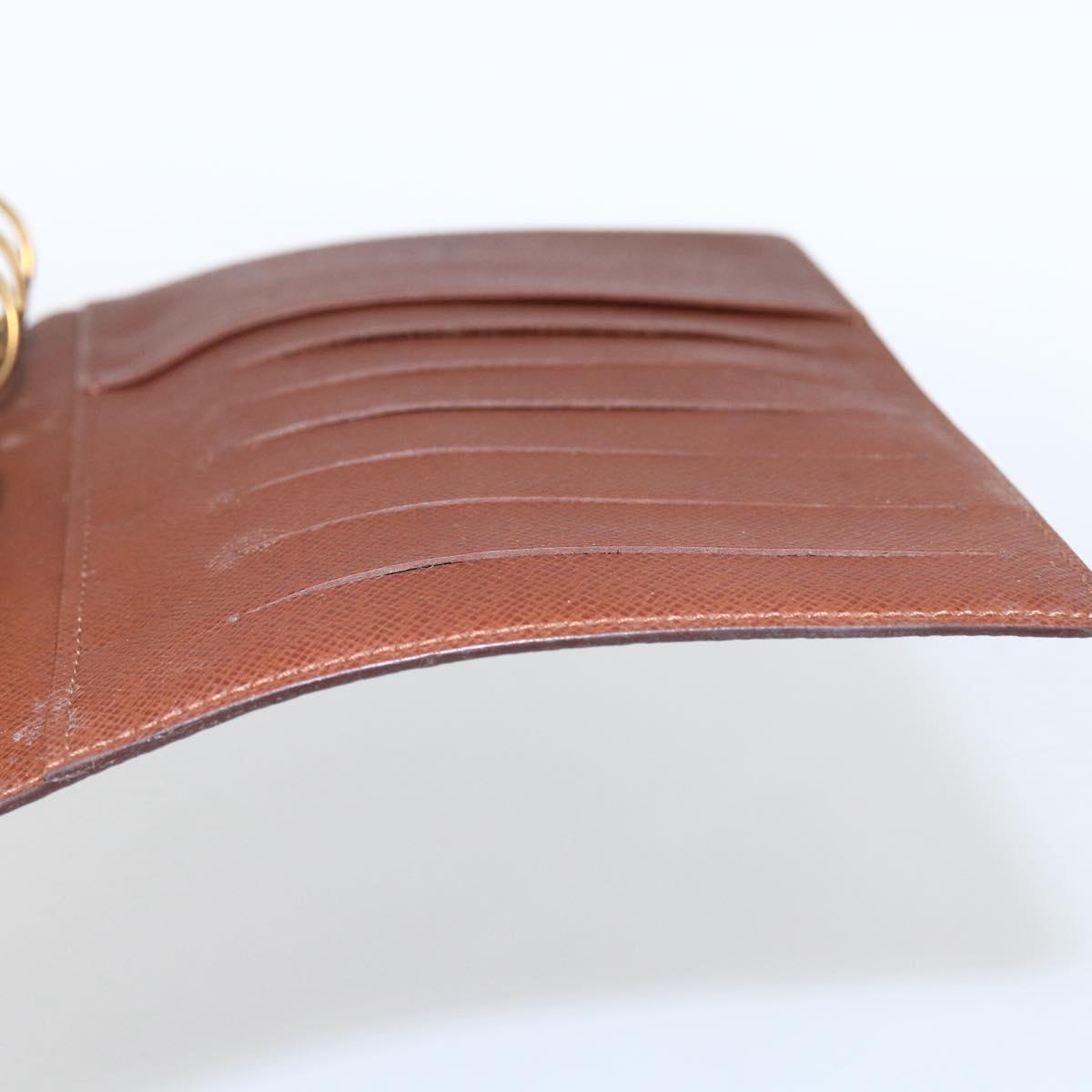 LOUIS VUITTON Monogram Agenda MM Day Planner Cover R20105 LV Auth 166842