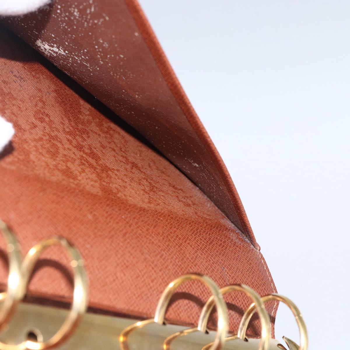 LOUIS VUITTON Monogram Agenda MM Day Planner Cover R20105 LV Auth 166842