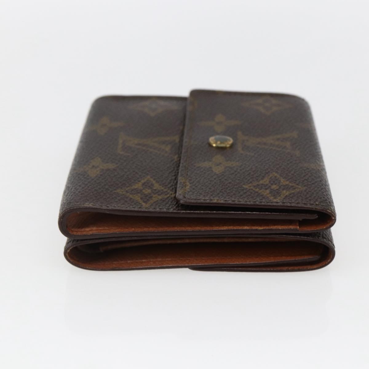 LOUIS VUITTON Monogram Porte Monnaie Bier Cartes Crdit M61652 LV Auth 166845