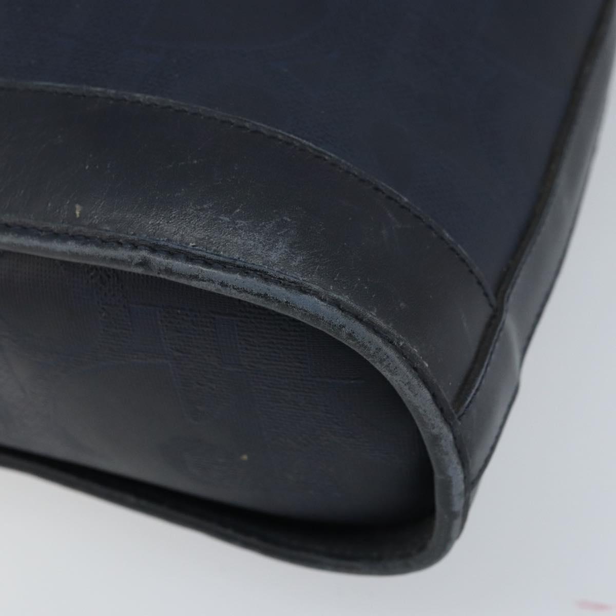 Christian Dior Shoulder Bag PVC Black Gold Auth 166855