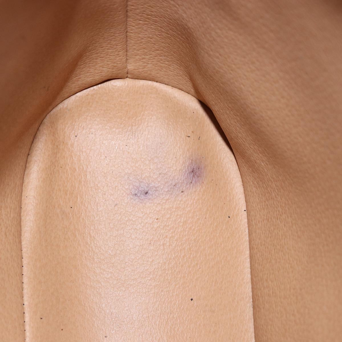 Christian Dior Shoulder Bag PVC Black Gold Auth 166855