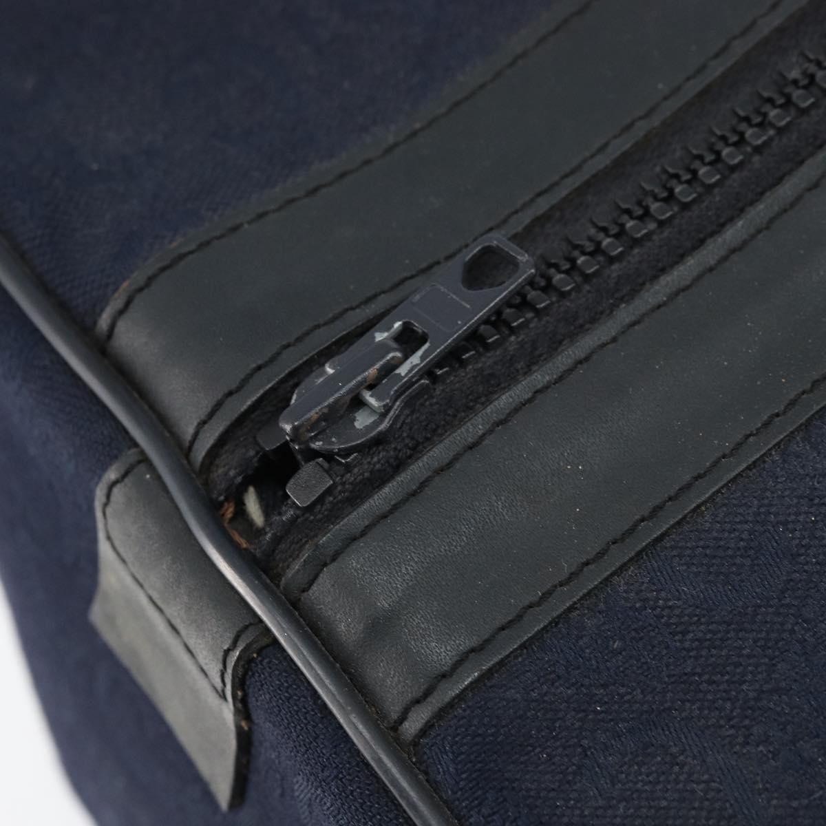 CELINE C Sulky Boston Bag Canvas Navy Auth 166863
