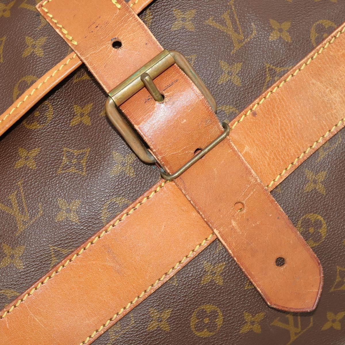LOUIS VUITTON Monogram Shaqsus Boston Bag M41140 LV Auth 166864