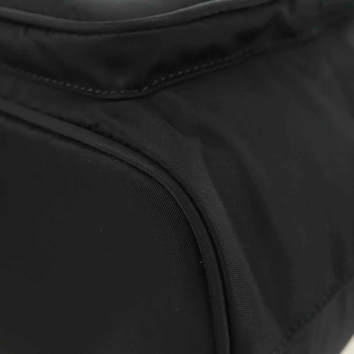 PRADA Hand Bag Nylon 2way Black Silver 1BA207 Auth 166882SAM