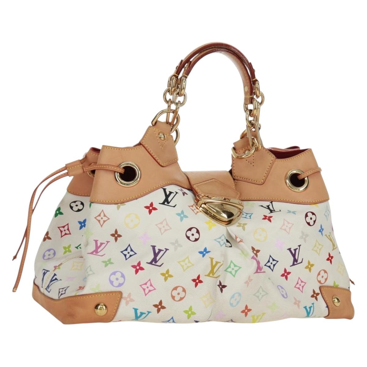 LOUIS VUITTON Monogram Multicolor Ursula Tote Bag White M40123 LV Auth 166892V