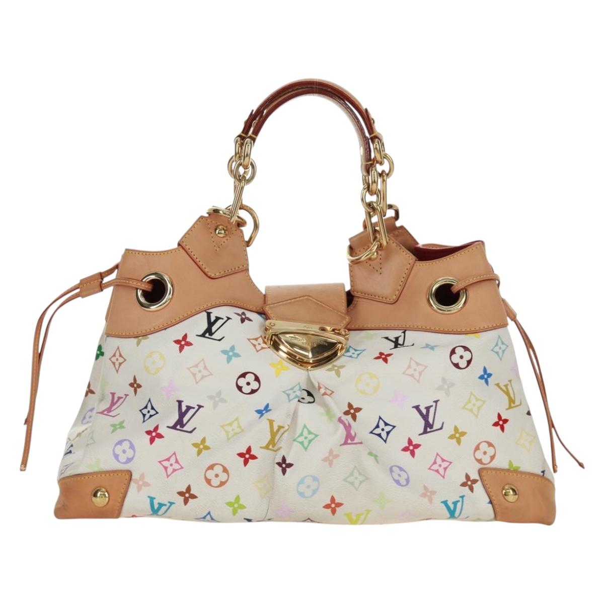 LOUIS VUITTON Monogram Multicolor Ursula Tote Bag White M40123 LV Auth 166892V