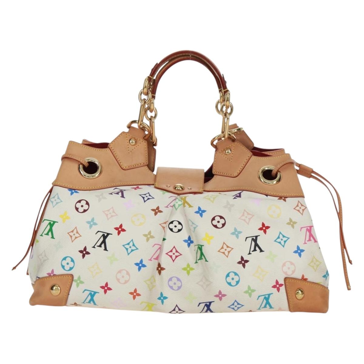 LOUIS VUITTON Monogram Multicolor Ursula Tote Bag White M40123 LV Auth 166892V