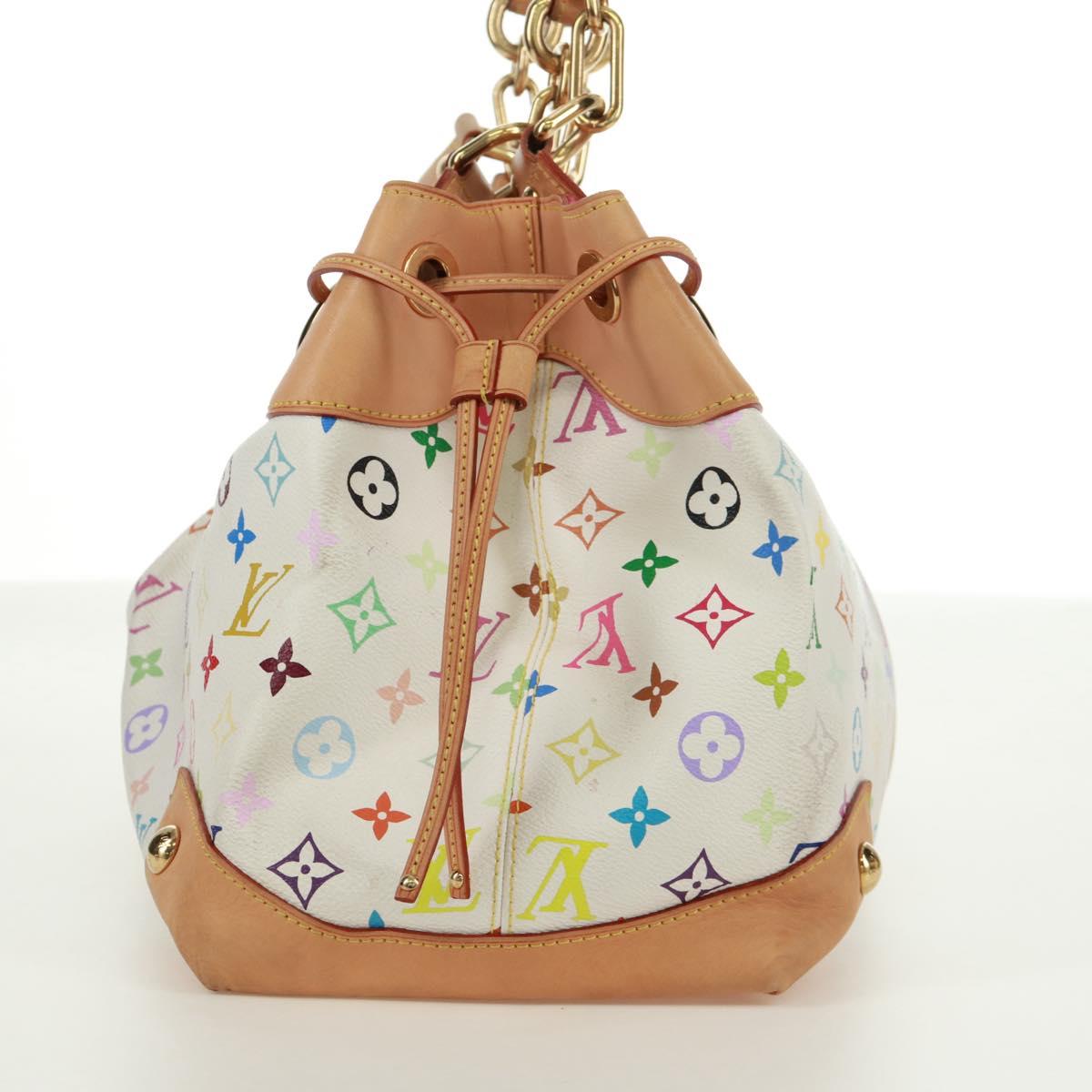 LOUIS VUITTON Monogram Multicolor Ursula Tote Bag White M40123 LV Auth 166892V